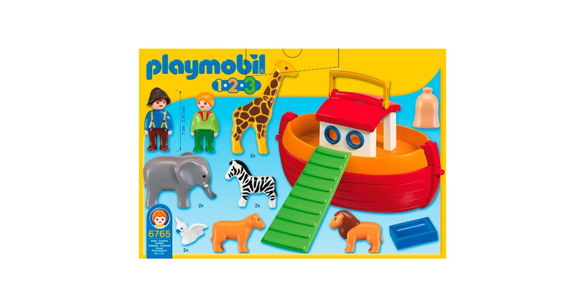 PLAYMOBIL 6765 1.2.3 Meine Mitnehm Arche Noah Konstruktionsspielzeug