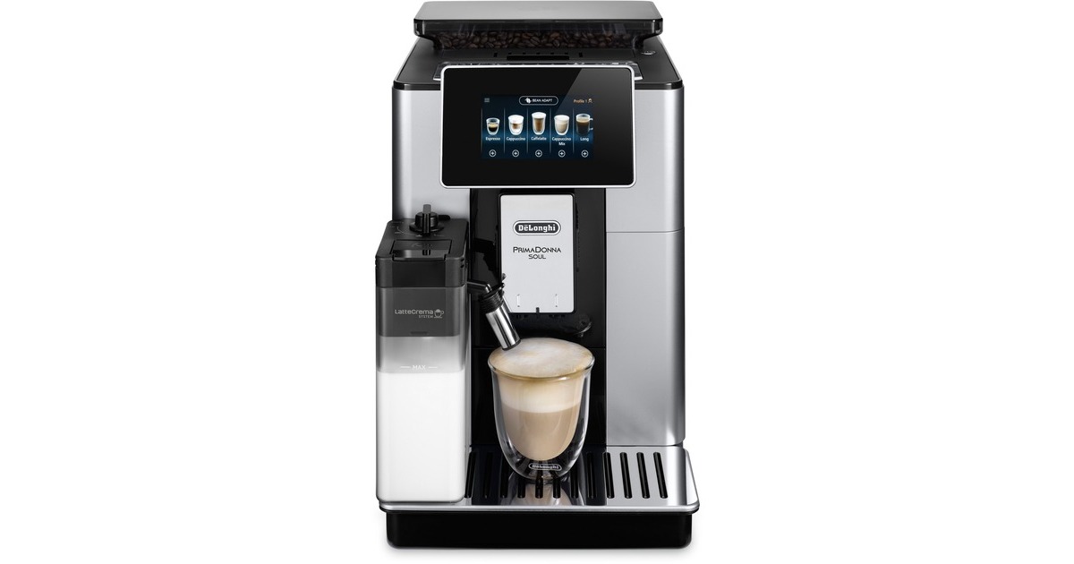 DeLonghi PrimaDonna Soul ECAM 610.55.SB Vollautomat silber schwarz