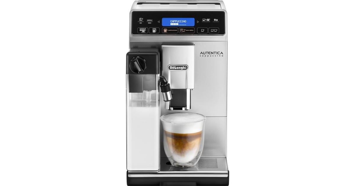 DeLonghi Autentica Cappuccino ETAM 29.660.SB Vollautomat silber schwarz