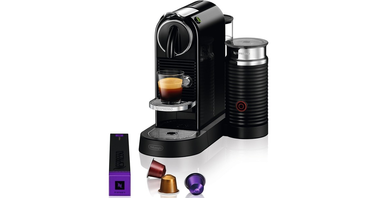 DeLonghi Nespresso Citiz EN 267.BAE Kapselmaschine schwarz silber