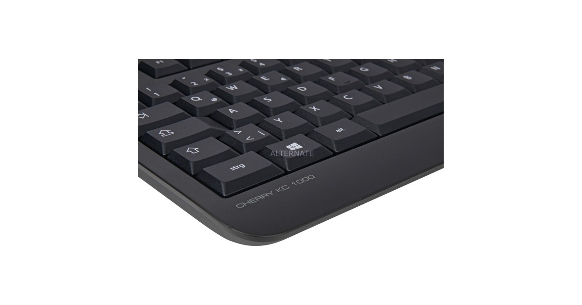 1000, schwarz, Tastatur CHERRY KC DE-Layout