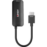 Lindy Konverter HDMI 4K60 > DisplayPort 1.2 schwarz, 16cm