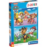 Clementoni Supercolor - Paw Patrol, Puzzle  2x 20 Teile