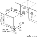 Neff S257YCX03E, Spülmaschine 