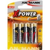 Ansmann X-Power Alkaline Batterie Mignon AA / LR6 4 Stück