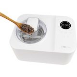 Clatronic Eiscreme-Maker ICM 3784, Eismaschine weiß, für 1.200ml Eiscreme, 110 Watt Kompressor