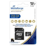 MediaRange 256 GB microSDXC, Speicherkarte schwarz, Class 10