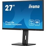 iiyama ProLite XUB2797QSN-B2, LED-Monitor 68.5 cm (27 Zoll), schwarz (matt), QHD, IPS, Adaptive Sync, USB-C Dock, RJ 45, 100Hz Panel