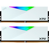 ADATA DIMM 48 GB DDR5-7200 (2x 24 GB) Dual-Kit, Arbeitsspeicher weiß, AX5U7200C3424G-DCLARWH, XPG Lancer RGB, INTEL XMP