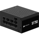 Corsair SF750, PC-Netzteil schwarz, 1x 12VHPWR, 2x PCIe, Kabelmanagement, 750 Watt