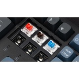 Keychron K10 Pro, Gaming-Tastatur schwarz/blaugrau, DE-Layout, Keychron K Pro Brown, Hot-Swap, RGB, PBT