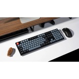 Keychron K10 Pro, Gaming-Tastatur schwarz/blaugrau, DE-Layout, Keychron K Pro Brown, Hot-Swap, RGB, PBT