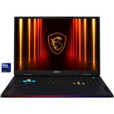 MSI Raider 18 HX AI A2XWJG-074, Gaming-Notebook schwarz, Intel® Core™ Ultra 9 285HX, NVIDIA GeForce RTX 5090, 64 GB DDR5, 4 TB (2 TB SSD & 2 TB SSD), Windows 11 Home 64-Bit