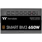 Thermaltake SMART BM3 650W, PC-Netzteil schwarz, 1x 12VHPWR, 4x PCIe, Kabel-Management, 650 Watt