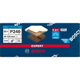 Bosch Expert C470 Schleifblatt, Ø 125mm, K240 ungelocht 50 Stück, für Exzenterschleifer