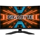 GIGABYTE M32QC, Gaming-Monitor 80 cm (32 Zoll), schwarz, QHD, AMD Free-Sync, HDR, 165Hz Panel