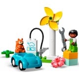 LEGO 10985 DUPLO Windrad und Elektroauto, Konstruktionsspielzeug 