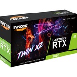 INNO3D GeForce RTX 3050 TWIN X2, Grafikkarte Lite Hash Rate, 3x DisplayPort, 1x HDMI 2.1