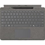 Microsoft Surface Pro Keyboard mit Slim Pen, Tastatur platin, DE-Layout, für Surface Pro (11. Edition)/10 for Business/9/8