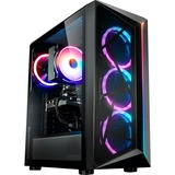 Cooler Master CM510, Gaming-PC schwarz/transparent, Windows 11 Home 64-Bit