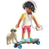 PLAYMOBIL 71612 My Life Junge mit Hund, Konstruktionsspielzeug 