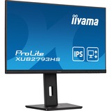 iiyama ProLite XUB2793HS-B7, LED-Monitor 68.6 cm (27 Zoll), schwarz (matt), FullHD, IPS, Adaptive-Sync, 100Hz Panel