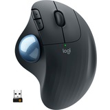 Logitech ERGO M575 Wireless Trackball Maus graphit, ergonomisches Design, für Windows, PC & Mac mit Bluetooth- & USB-Funktion