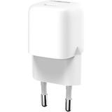 Ansmann Home Charger HC120PD-mini, 20 Watt, Ladegerät weiß, 1x USB-C, GaN, PowerDelivery, Multisafe-Technologie