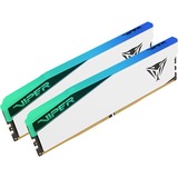 Patriot DIMM 32 GB DDR5-7000 (2x 16 GB) Dual-Kit, Arbeitsspeicher weiß, PVER532G70C38KW, Viper Elite 5 RGB, INTEL XMP