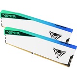 Patriot DIMM 32 GB DDR5-7000 (2x 16 GB) Dual-Kit, Arbeitsspeicher weiß, PVER532G70C38KW, Viper Elite 5 RGB, INTEL XMP