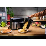 Tefal Doppel-Heißluftfritteuse Dual Easy Fry & Grill edelstahl/schwarz, 2.700 Watt, 2 Körbe 5,2 Liter + 3,1 Liter	