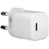 goobay Apple Lightning / USB-C PD-Ladeset nano 20 Watt, Ladegerät weiß, 1 Meter Kabel, PD