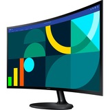 SAMSUNG Essential S36GD S27D364GAU, LED-Monitor 68 cm (27 Zoll), schwarz, FullHD, VA, Curved, 100Hz Panel