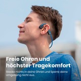 Shokz OpenMove, Kopfhörer blau/schwarz, Bluetooth, USB-C