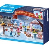 PLAYMOBIL 71472 Adventskalender: Ausflug auf den Weihnachtsmarkt, Konstruktionsspielzeug 