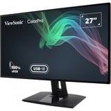 ViewSonic VP2768a-4K, LED-Monitor 68.5 cm (27 Zoll), schwarz (matt), UltraHD/4K, AH-IPS, USB-C, Pantone-validiert