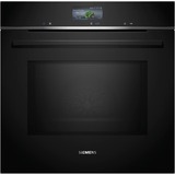 Siemens HM776GKB1 IQ700, Backofen schwarz/edelstahl, mit Mikrowellenfunktion, 60 cm, Home Connect