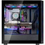 SilverStone FARA 514X, Tower-Gehäuse schwarz, Tempered Glass