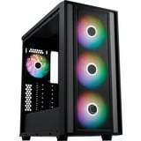 Cooler Master MasterBox 600, Tower-Gehäuse schwarz, Tempered Glass