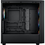 Cooler Master MasterBox 600, Tower-Gehäuse schwarz, Tempered Glass