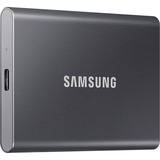 SAMSUNG Portable SSD T7 4 TB, Externe SSD grau, USB-C 3.2 Gen 2 (10 Gbit/s), extern