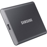 SAMSUNG Portable SSD T7 4 TB, Externe SSD grau, USB-C 3.2 Gen 2 (10 Gbit/s), extern