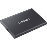 SAMSUNG Portable SSD T7 4 TB, Externe SSD grau, USB-C 3.2 Gen 2 (10 Gbit/s), extern