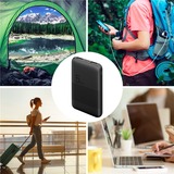 goobay Powerbank Kompakt 5.000 mAh schwarz, 5 Ah, Quick Charge 3.0