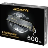 ADATA LEGEND 860 500 GB, SSD PCIe 4.0 x4, NVMe 2.0, M.2 2280