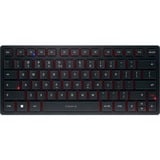 CHERRY KW 9200 MINI, Tastatur schwarz, EU-Layout (QWERTY), Cherry SX-Scherentechnologie