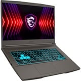 MSI Thin 15 B12UC-1439, Gaming-Notebook schwarz, Intel® Core™ i5-12450H, NVIDIA GeForce RTX 3050, 16 GB DDR4, 512 GB SSD, ohne Betriebssystem