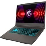 MSI Thin 15 B12UC-1439, Gaming-Notebook schwarz, Intel® Core™ i5-12450H, NVIDIA GeForce RTX 3050, 16 GB DDR4, 512 GB SSD, ohne Betriebssystem