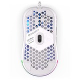 ENDORFY LIX Plus Onyx White, Gaming-Maus weiß/grau