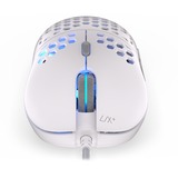 ENDORFY LIX Plus Onyx White, Gaming-Maus weiß/grau